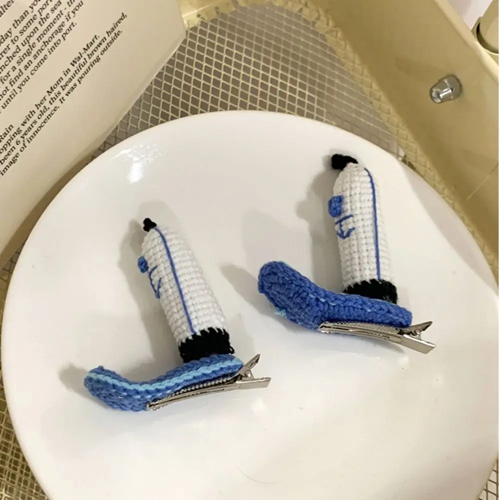 Милая шляпа для персонала Krusty Krab губки заколки волос вязаные с героями