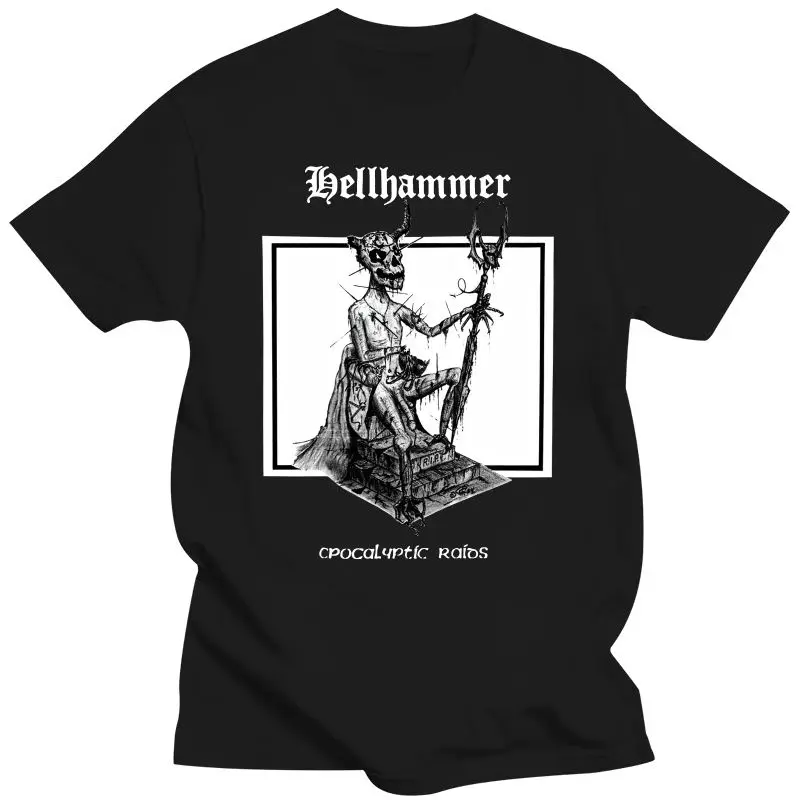 

Camiseta negra de metal Hellhammer