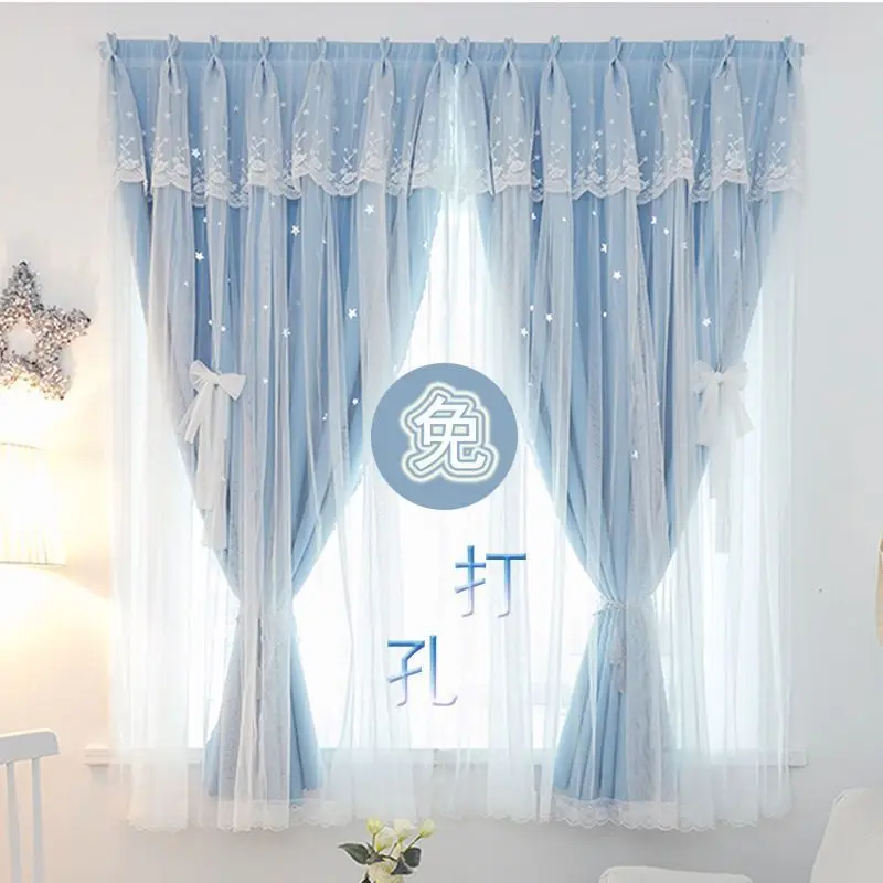 

20955-FZ Velvet Light Curtains for Living Dining Room Bedroom Luxury Post-modern Nordic Wine