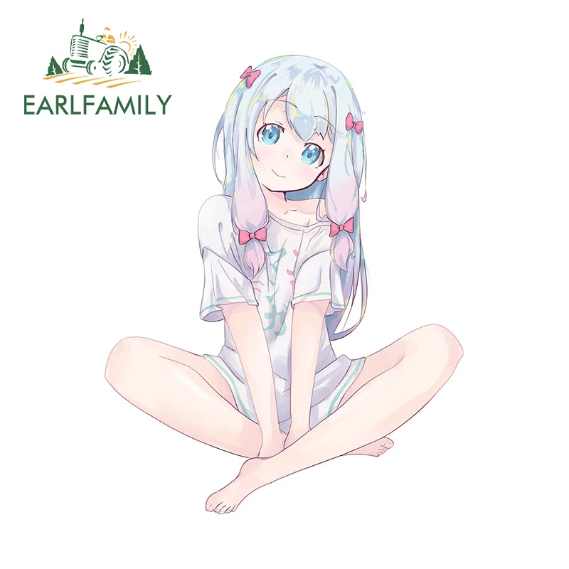 EARLFAMILY 13 см x 10,2 см для Eromanga Sensei Izumi Sagiri Автомобильная наклейка с окклюзией от царапин аксессуары для ноутбука