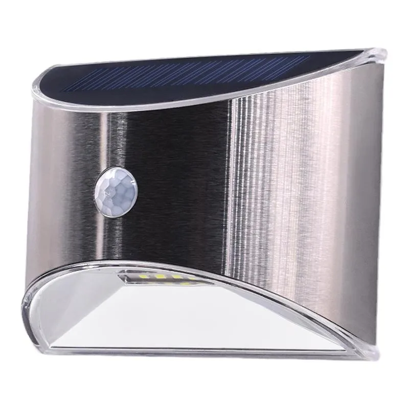 

LED Solar Step Lamp Outdoor Waterproof Powered Fence Lights Garden Decoration Balcony Landscape Street Lighting Stair Fixture