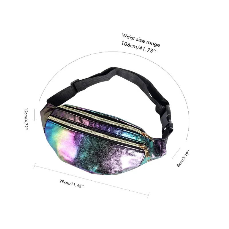 

New in Women Girls Fashion Casual Waterproof Crossbody Shoulder Waist Fanny Pack Belt Pouch Hip Bum Bag Travel Sport Small Purse