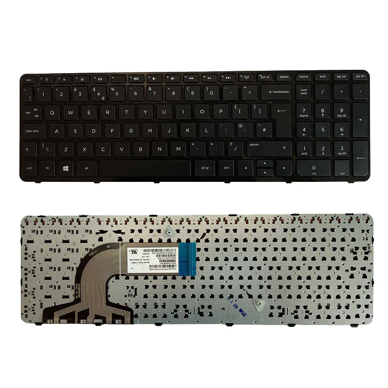 UK laptop Keyboard FOR HP pavilion 15-n011AX 15-N017AX 15-E041TX 15-E029TX 15-D 15-D013TX 719853-001 749658-001 with frame