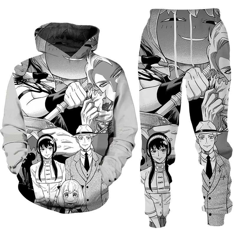 

Толстовка с капюшоном с принтом Spy x Family Anya, женская уличная одежда, свитшоты в стиле аниме, Мужская одежда, костюм