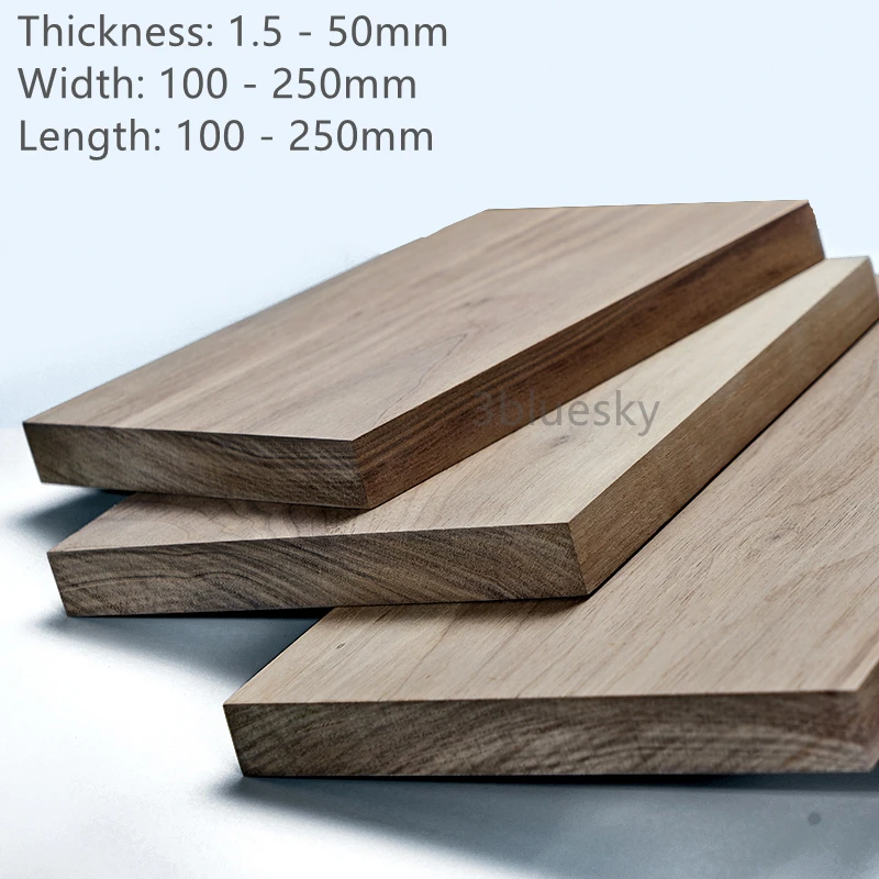 

Custom Natural American Black Walnut Wood Slats Bar DIY Material Square 100x100mm 120x120mm 150x150mm 200x200mm 250x250mm