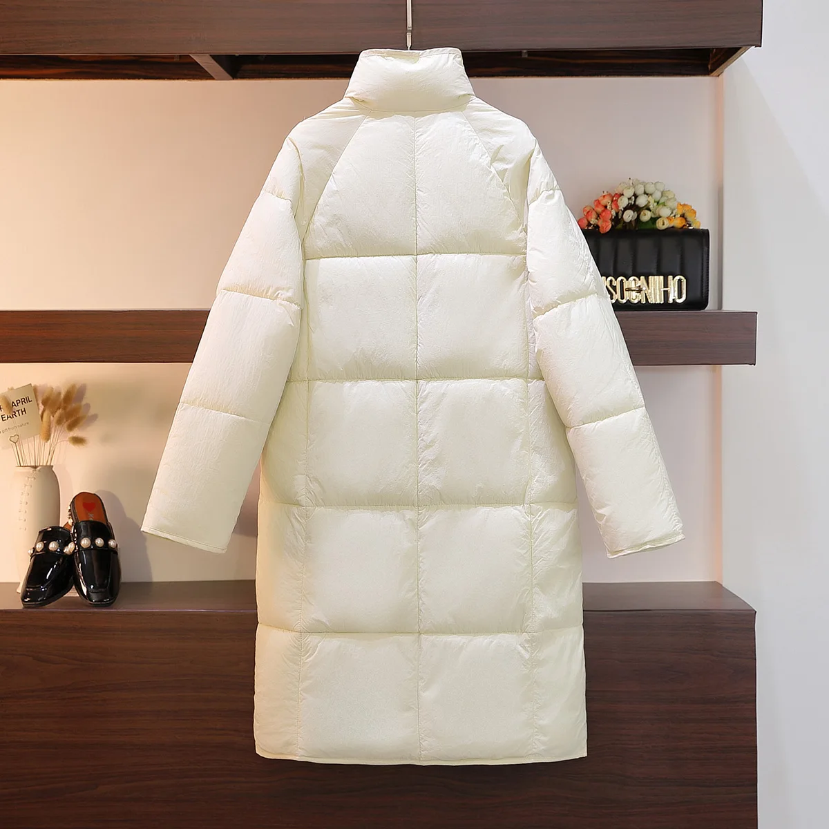 EHQAXIN 2022 Winter Women's Down Jackets Casual Loose Long Thick Cotton Jacket Wind Proof Button Warm Cardigan Coats M-4XL