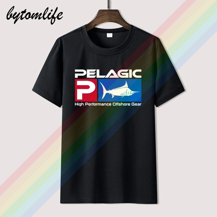 

New Pelagic Fisher Offshore T Shirt Graphic Men Tee Black Color Size S-3Xl 100% Cotton Tee Shirt Tops Wholesale Tee