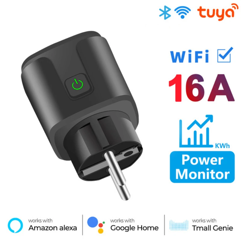 Умная розетка AXUS с поддержкой Wi-Fi, 16 А, 20 А