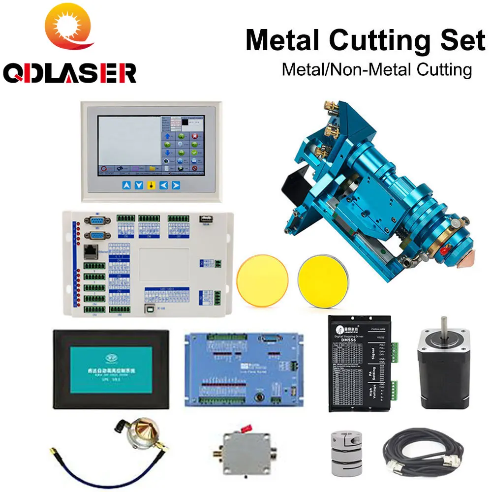 

QDLASER Ruida Metal Cutting Set CO2 Laser 150-500W Metal Non-Metal Hybrid Auto Focus for Laser Cutting Machine