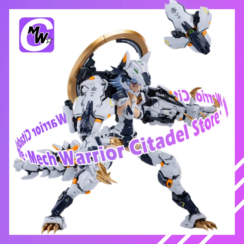 E-model FENRIR ATK девушка серия 1/12 белый оборотенок Аниме Полный костюм экшн-фигурка