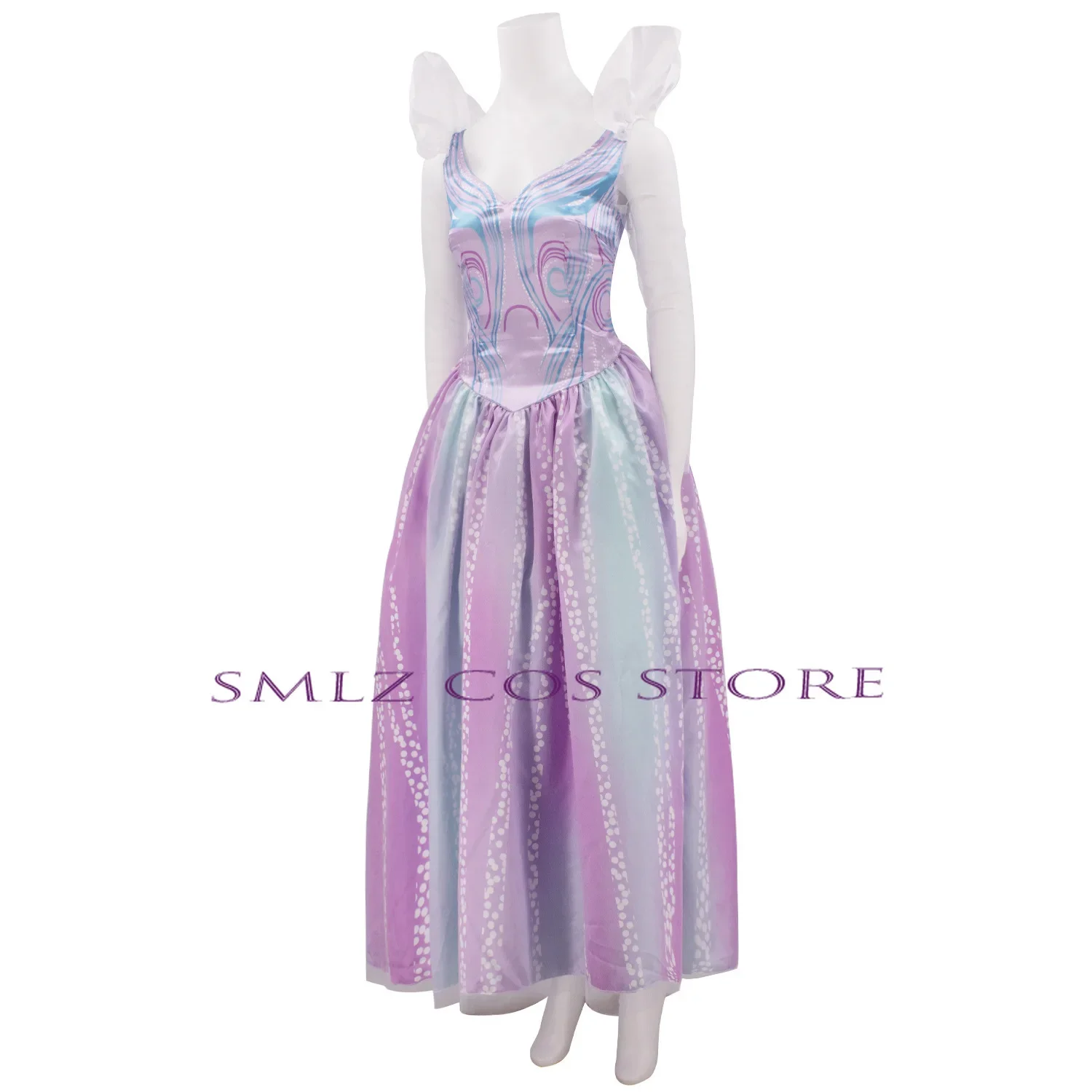 Аниме Ведьма Глинда Косплей Костюм Женское Платье Розового Цвета Волшебная