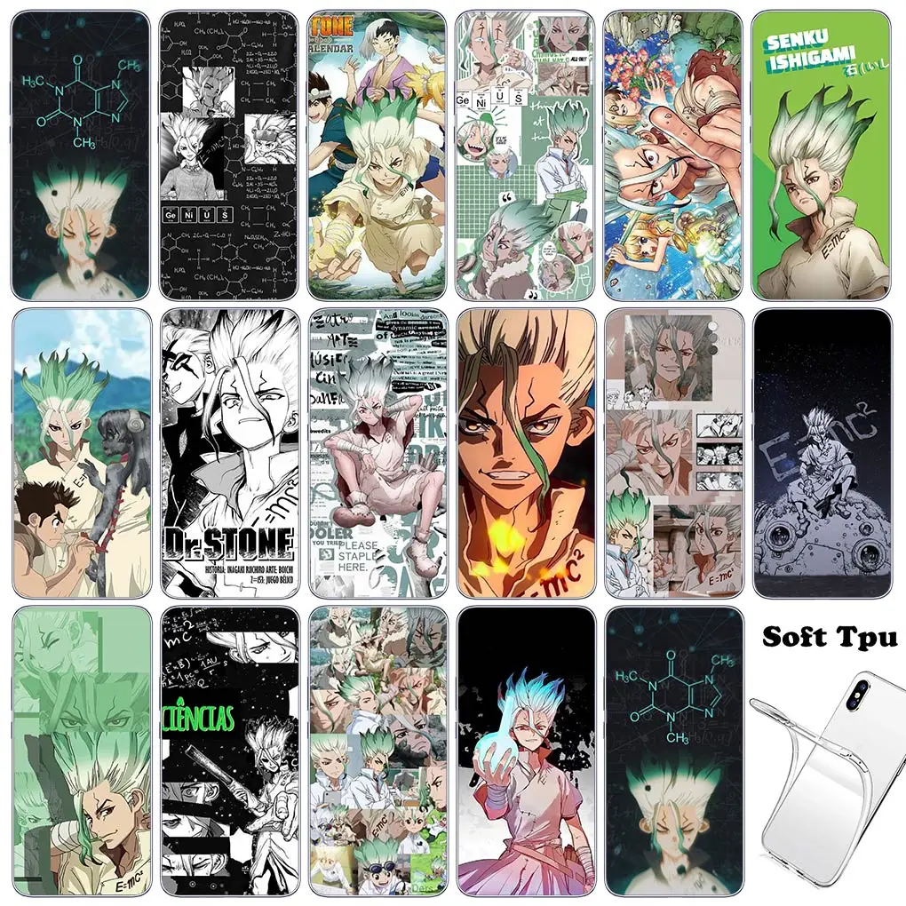 Чехол для телефона Ishigami Senkuu Dr Stone Cartoon Samsung Galaxy A04 A14 A23 A34 A54 M23 M33 M52 M53 M30S M31 M51 M21 Soft Case