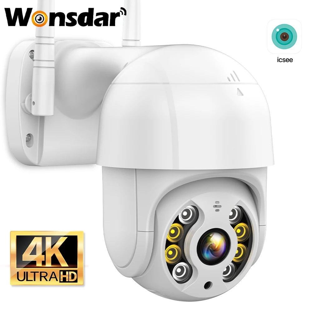 IP-камера наружная беспроводная с Wi-Fi 8 Мп 4K 5 МП H.265 PTZ 1080P |