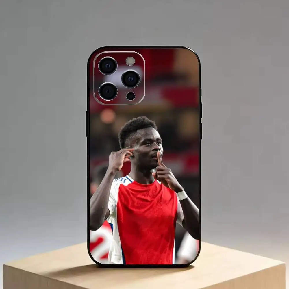 Фото Чехол для телефона B-Bukayo S-Saka-Football-Sport, силиконовый, мягкий, для iPhone 17, 16, 15, 14, 13, 12, 11, X, XR, Plus, Pro, Max, Plus №5