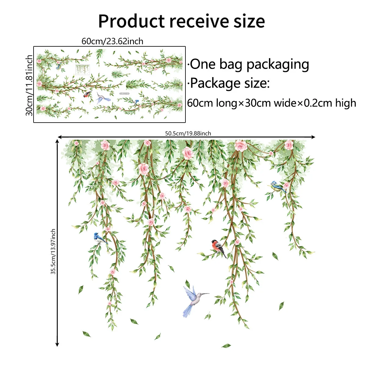 Декоративная наклейка на стену 