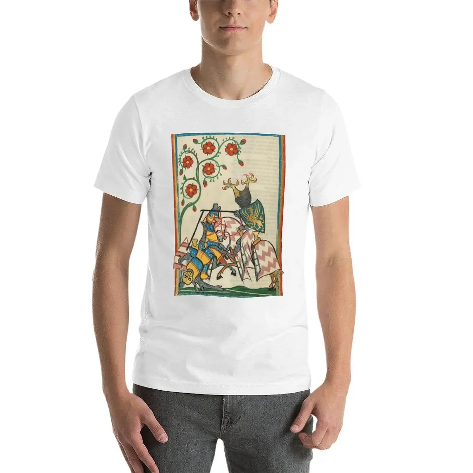 Футболка Page from Codex Manesse мужская футболка летний топ большого размера с рисунком