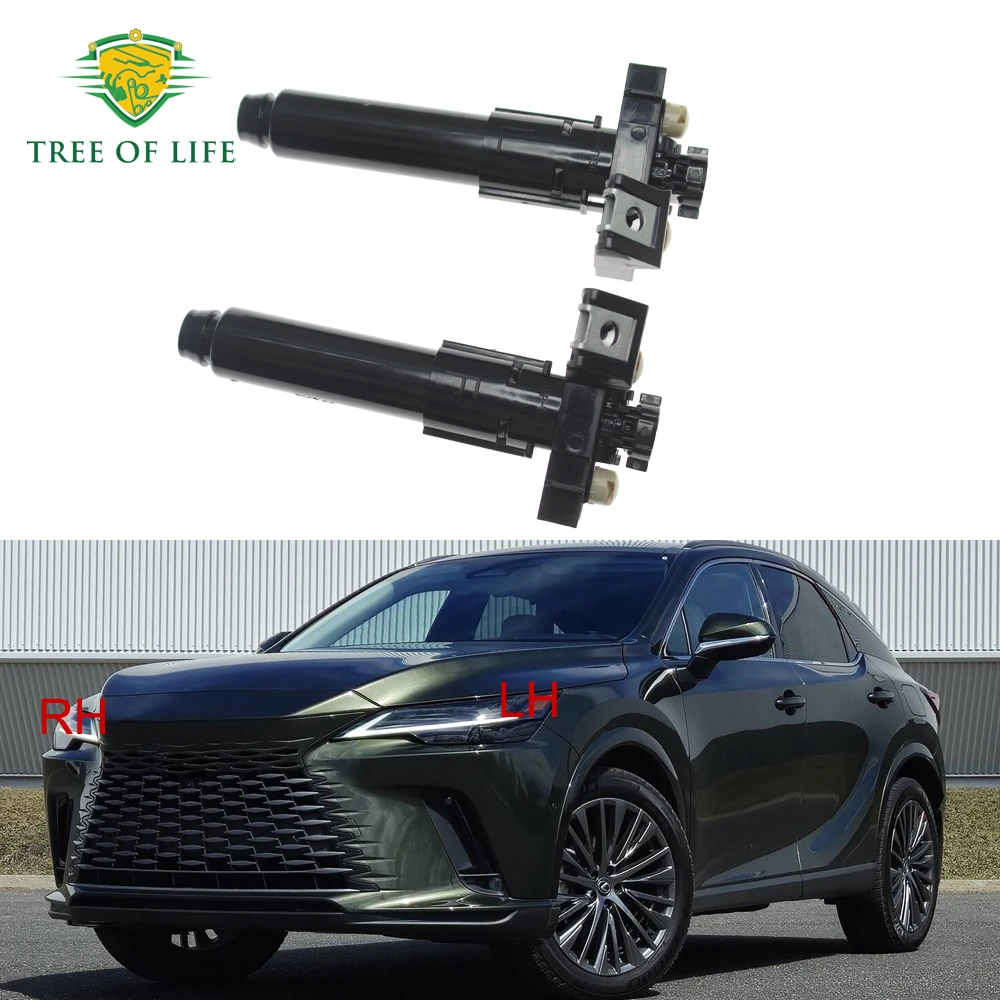 Фото Для Lexus RX450H RX450H + 2024 2025 передний бампер, фара, омыватель, распылительная насадка, насос для очистки, привод 8520848140 8520748140 №1