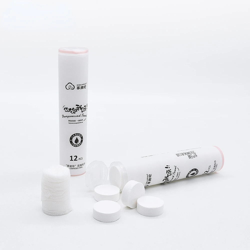

Компрессионное полотенце, портативное Хлопковое полотенце для занятий спортом, путешествий, 12 капсул, трубка для моющего средства, хлопков...