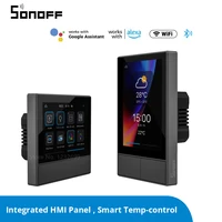 sonoff nspanel smart wifi switch touch integrated hmi wall panel smart scene thermostat display control alexa google home alice