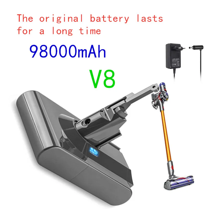 

Dyson V8 21.6V 98000mAh Replacement Battery for Dyson V8 Absolute Cord-Free Vacuum Handheld Vacuum Cleaner Dyson V8 Battery