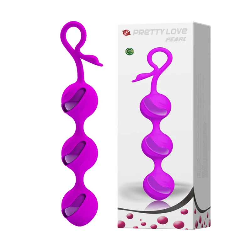 

Prettylove Tighten Ben Wa Vagina Muscle Trainer Kegel Ball Egg Intimate Sex Toys for Woman Vaginal Balls Products for Adults