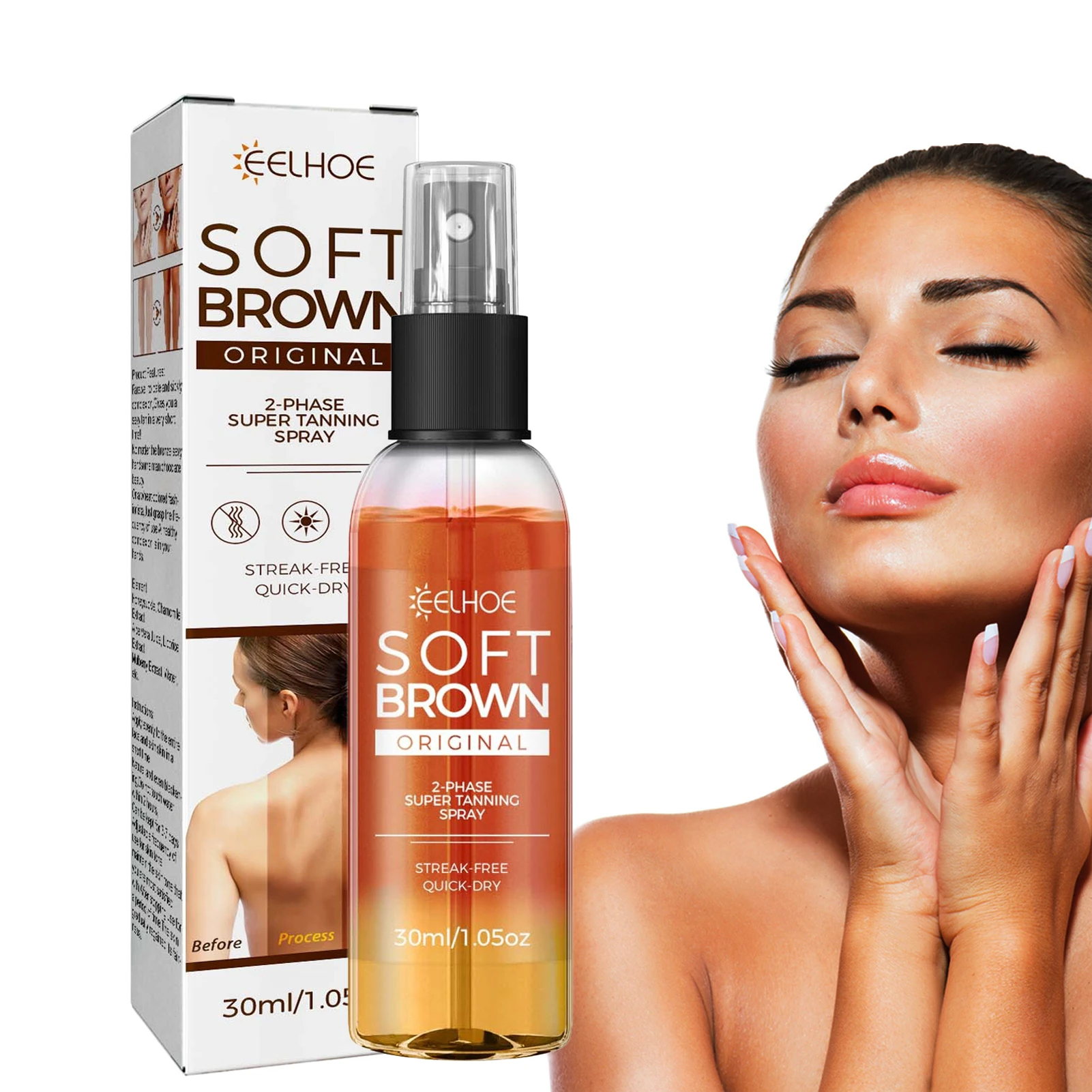 

Self Tanning Lotion Spray Tanning Lotion Self Tanner Spray Natural-Looking Gradual Face Body Self Spray Tan Quick Dry Tanning