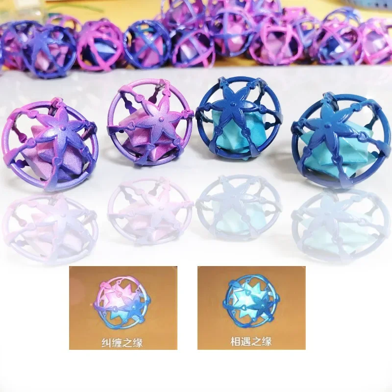 Genshin ударопрочный лаконичный сплетенный Fate металлический кулон косплей реквизит