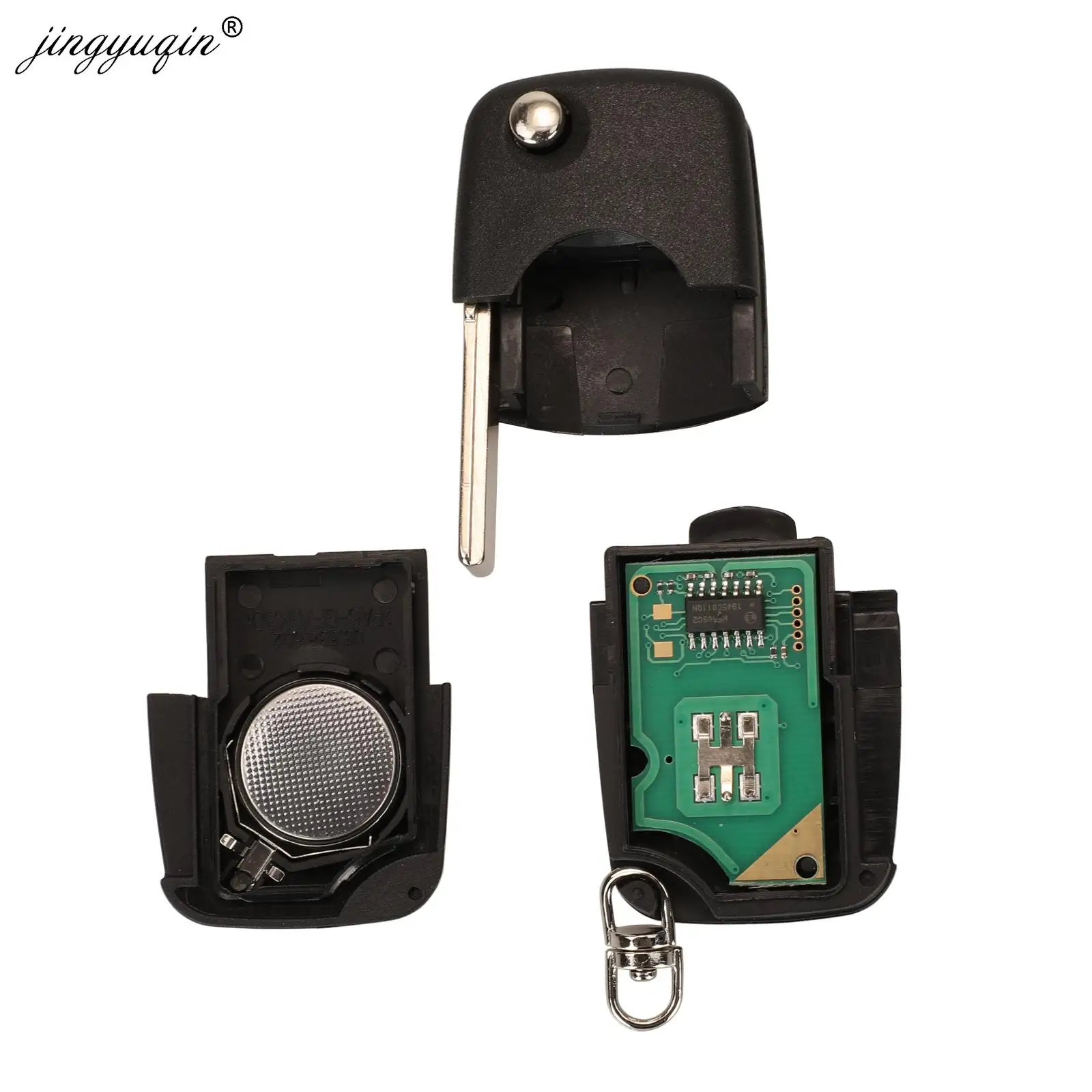 Jingyuqin 4d 0837231 Дистанционный Ключ R 433 Мгц Id48 Складной Контроллер Автомобильного