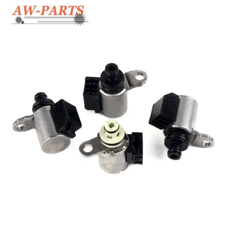 

4 шт./компл. JF011E RE0F10A F1CJA CVT Электромагнит коробки передач Kit для Nissan Altima Rogue Sentra для Dodge Caliber 33420X 33435J