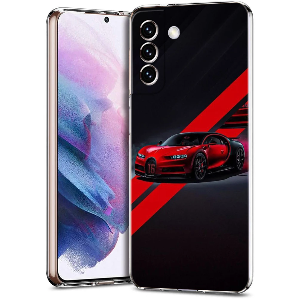 JDM Sports Cars Male Men Phone Case for Samsung Galaxy S23 S22 S21 S20 Ultra S21 S20 FE S10 S9 Note 20 10 Transparent Soft Shell images - 6