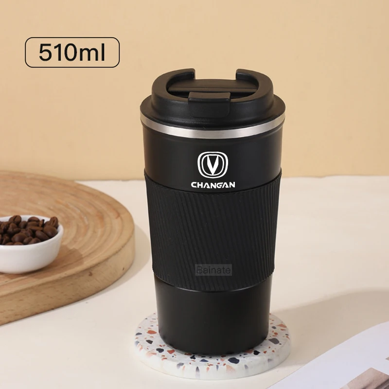 

Для CHANGAN CS35 CS55 CS75 Plus UNI-K UNI-T EADO, изолированная чашка из нержавеющей стали, 510 мл, кофейная чашка, герметичная дорожная кружка, бутылка