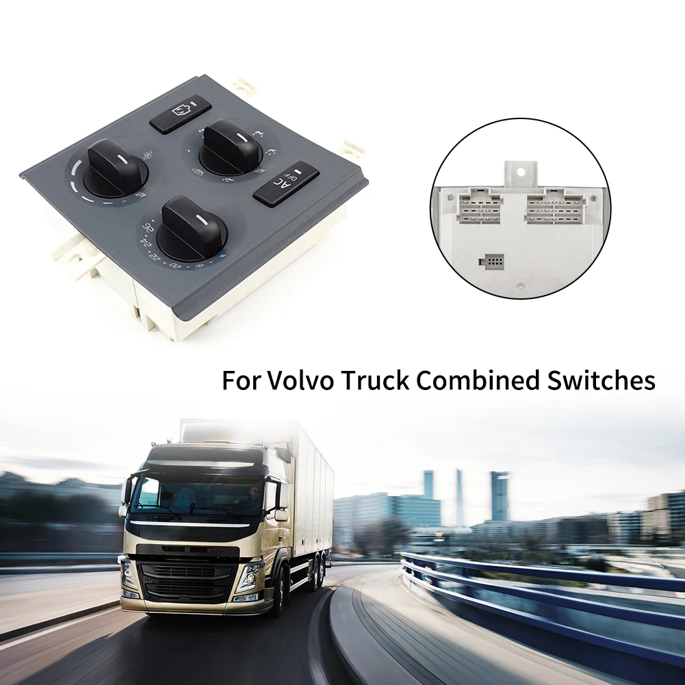 

20508582 Car Combined Switches Control Unit Panel Combined Switch For Volvo Truck FM FH 7+11 Needles AC Control Panel Switch