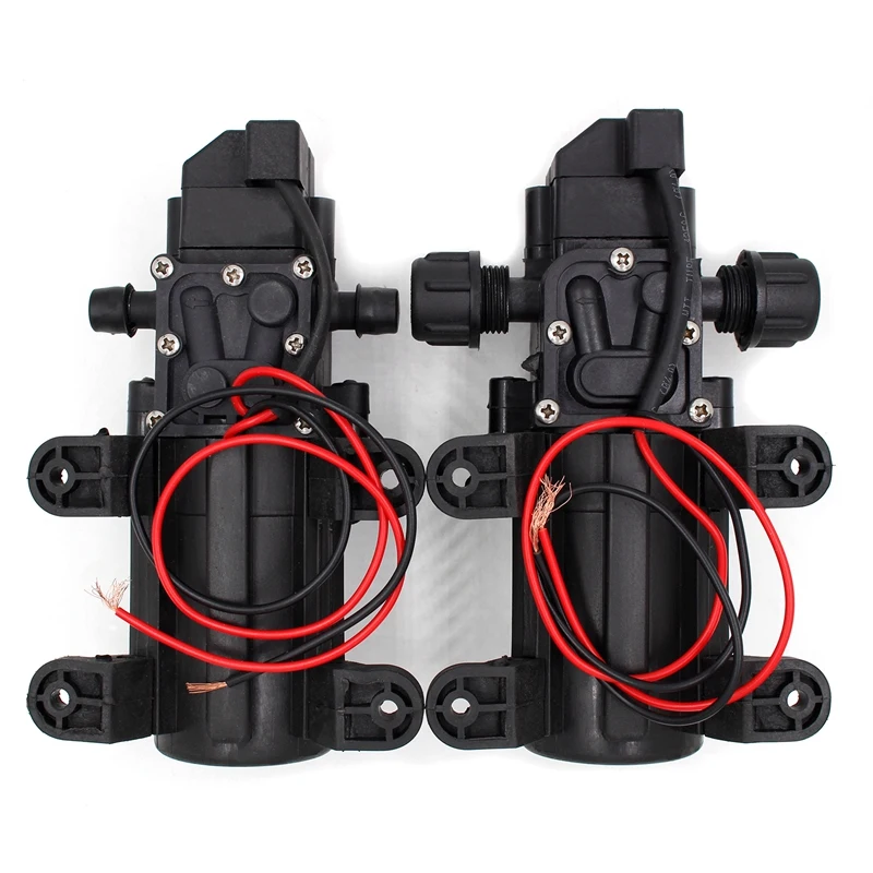 DC 12V 130PSI 6L/Min Водяной мембранный водяной насос высокого давления Самовсасывающий