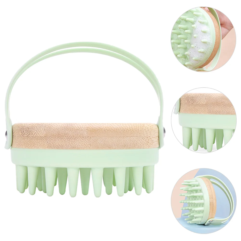 

Hair Scalp Brush Exfoliating Massaging Bath Cleaning Shower Handheld Shampoo Brush Scrubber Massager