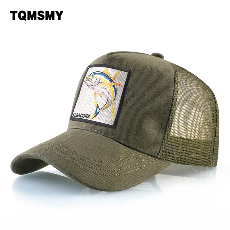 

Бейсболка унисекс с нашивкой для мужчин и женщин, уличная сетчатая шапка с козырьком, с вышивкой, с рисунком альбакор