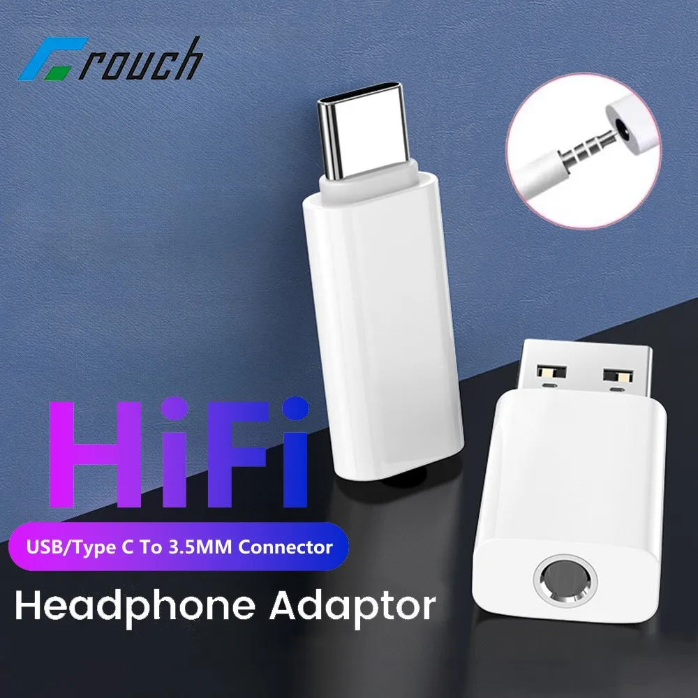Аудиоадаптер с конвертером типа C на 3 5 мм USB Jack Aux Sound Converter Hi-Fi DAC Chip для iPhone 15 Pro Samsung