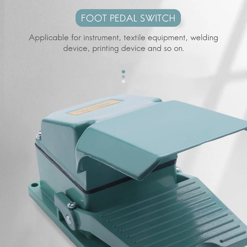 2X аналогичный ножной переключатель, Педальный переключатель 15 а переменного тока 250 В 50 Гц для текстильного оборудования, сварочного устройства, печатного устройства