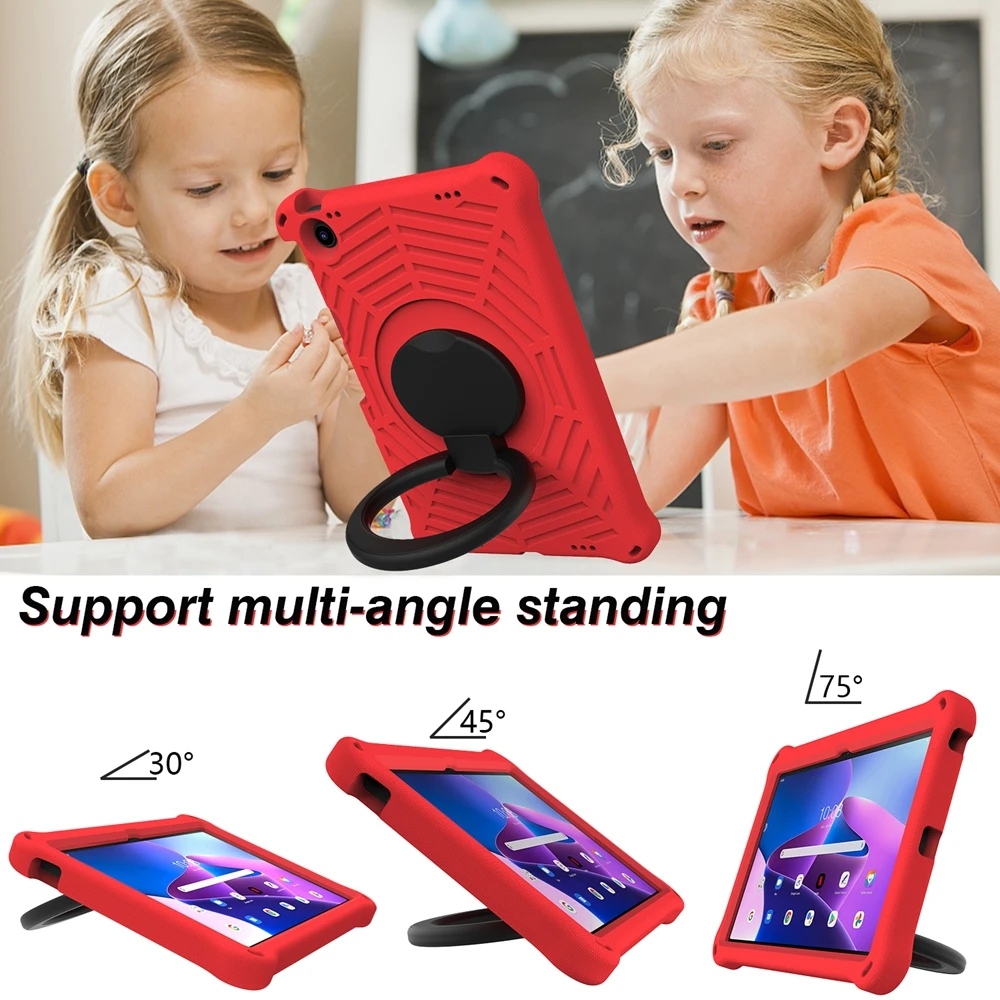 Для Lenovo Tab M10 Plus 3rd Gen 10 6 дюймов 2022 тб-125f TB-128F чехол EVA Kid Safe Pull Ring противоударный