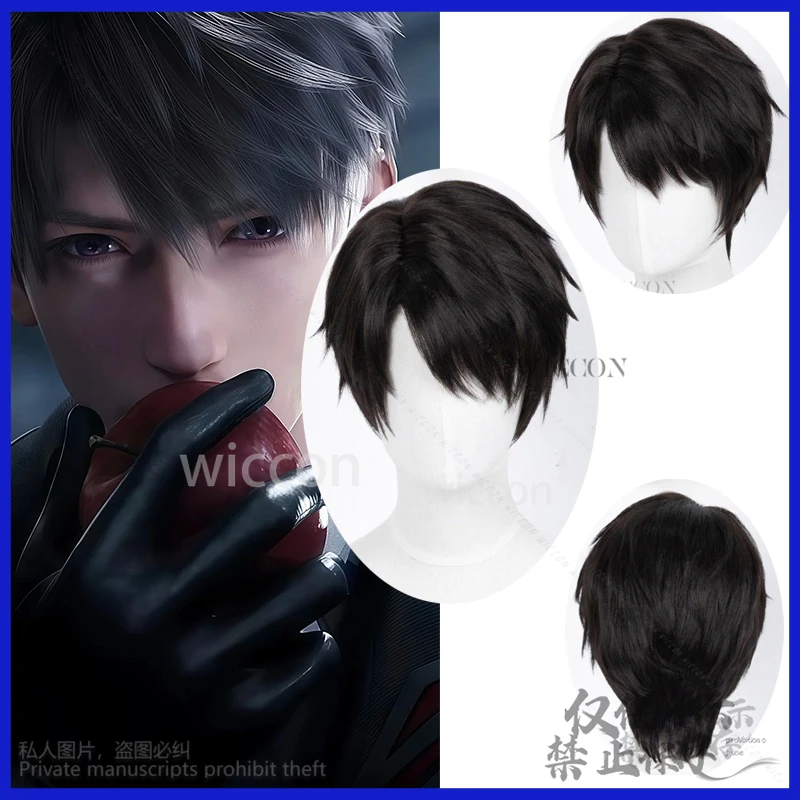 Аниме игра Love And Deepspace Косплей Костюм Черный Ся Йочжоу Парики Для Мужчин Кальб
