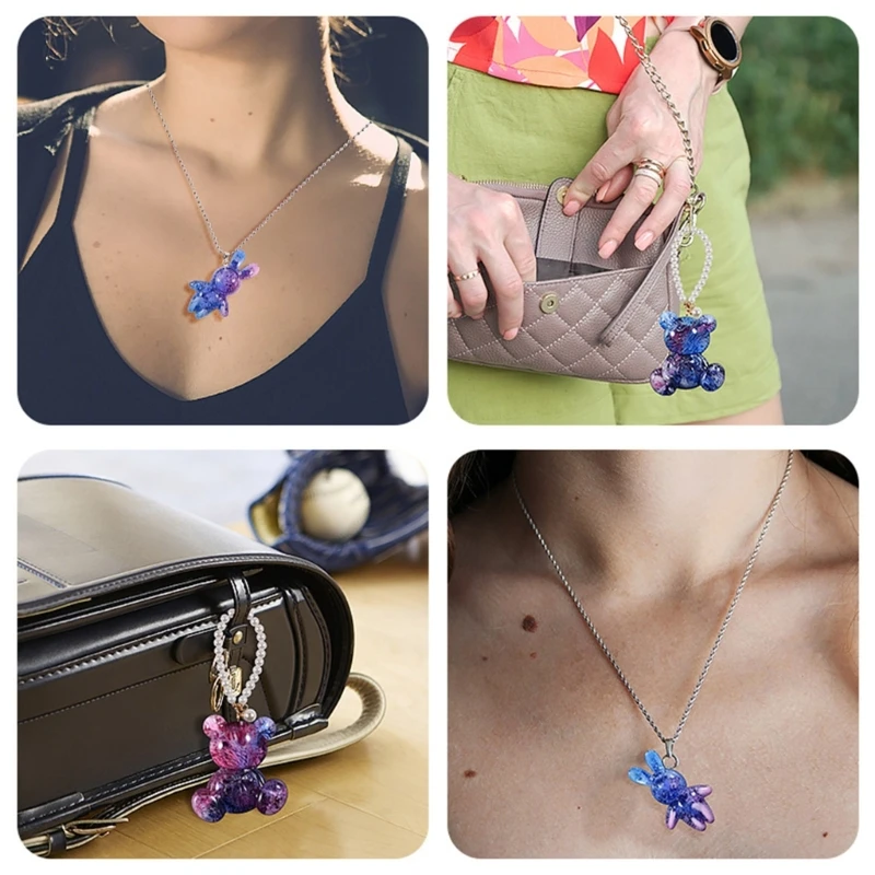 Блестящие глянцевые банты для кролика медведя украшения силиконовые