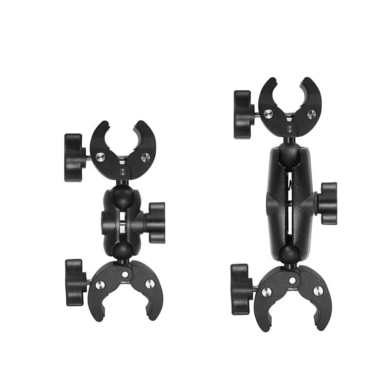 1 inch Ball Head Double Socket Arm Clamp Motorcycle Handleba