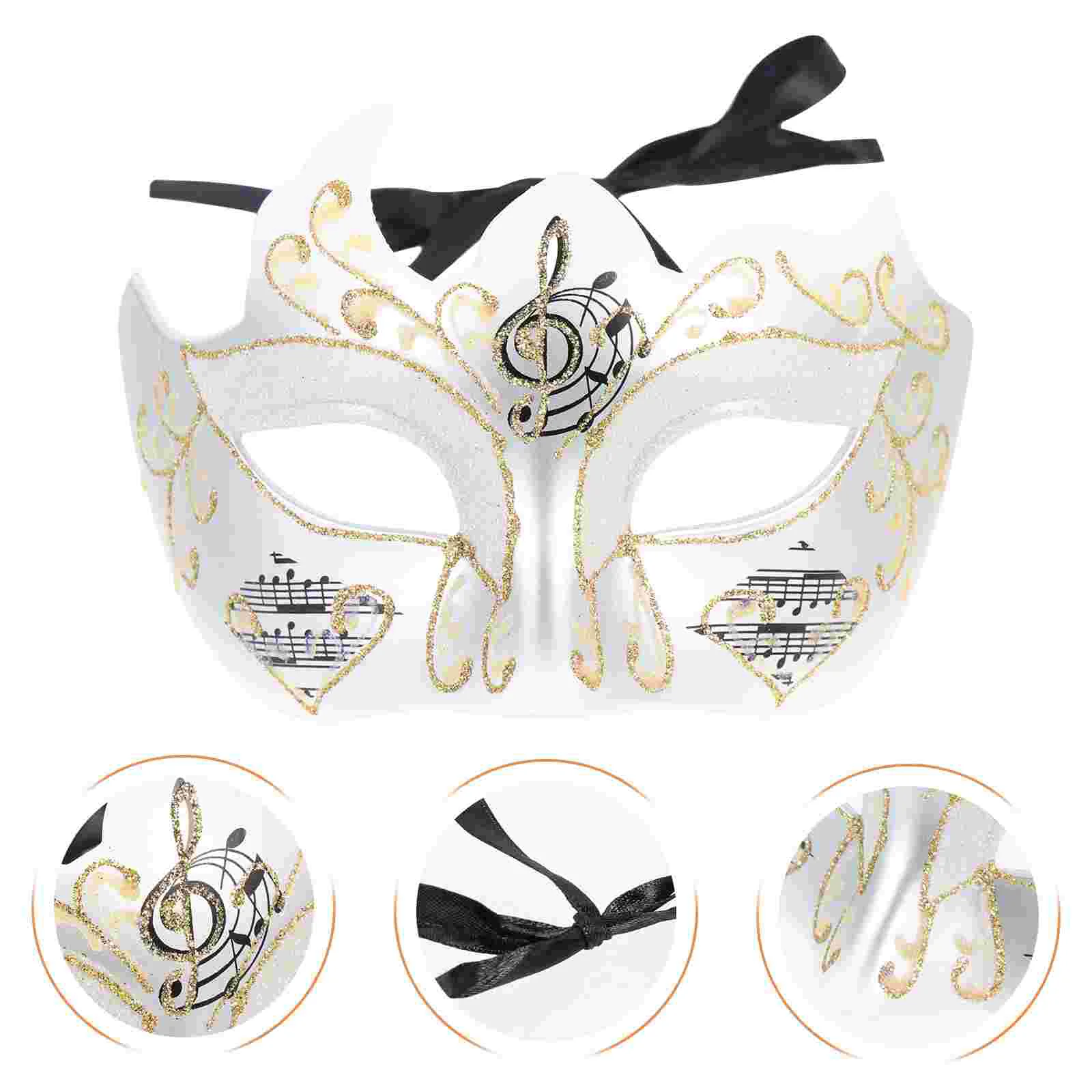 

Party Masqueradehalloween Maskcostume Venetian Prop Eyecarnival Half Gras Mardi Cosplay Supplies Festival Face Dress Decor