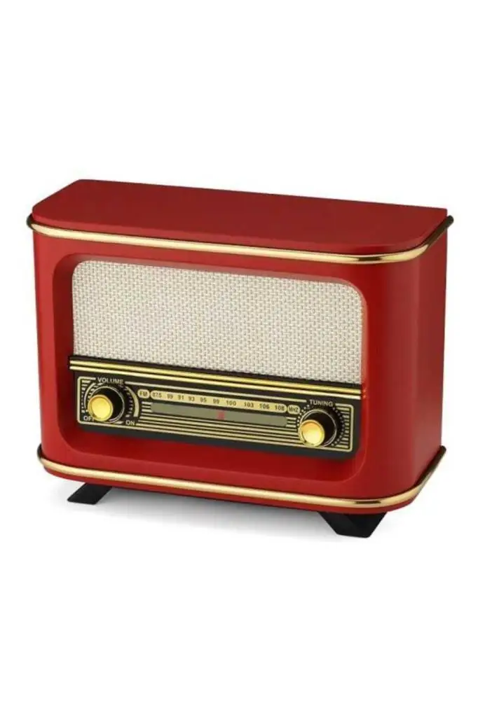 

Wooden rechargeable nostalgic radio music box USB FM portable Stereo digital mobile radio electric rechargeable battery speaker camping