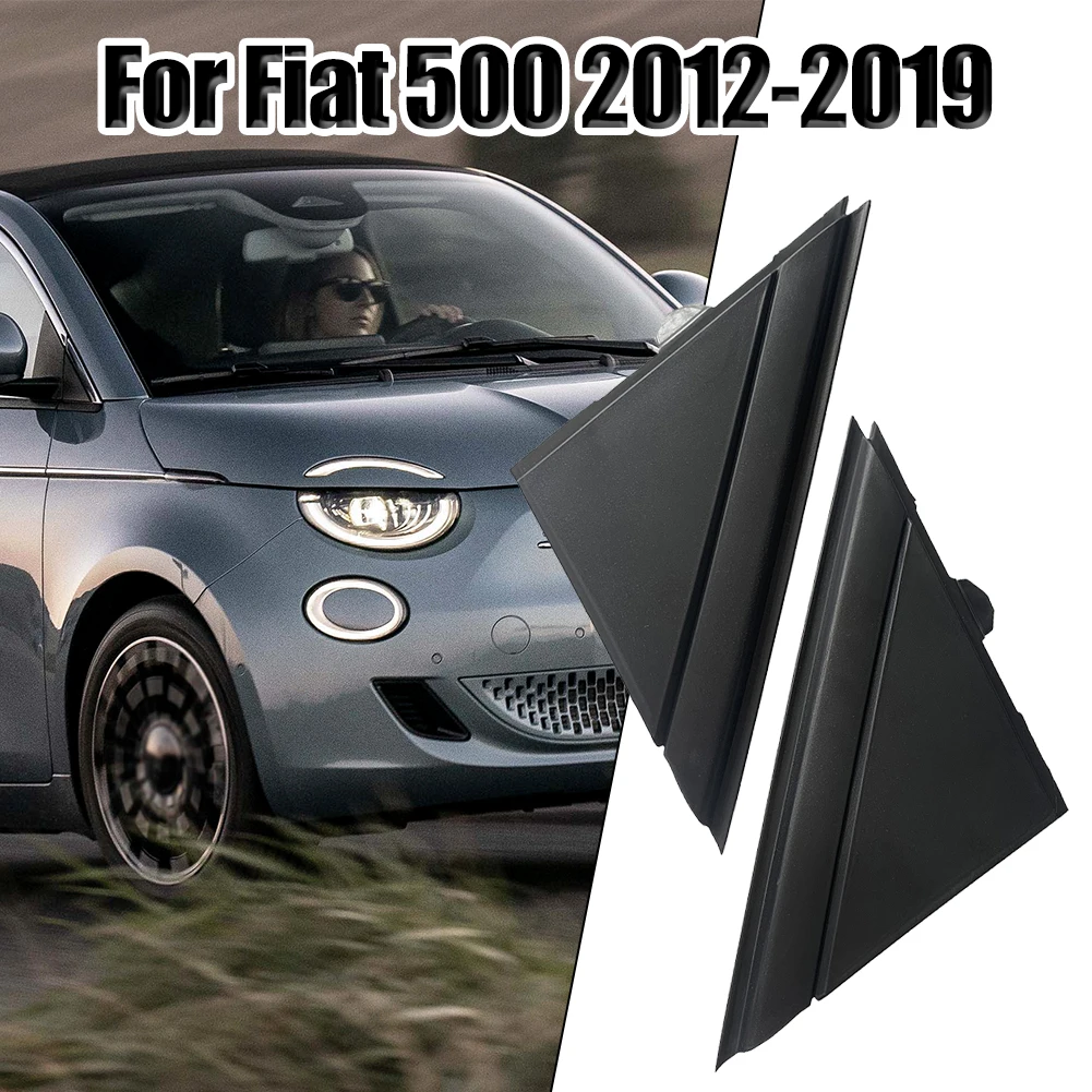 Молдинговая треугольная накладка на дверное зеркало для FIAT 500 2012-2019 крышка флага