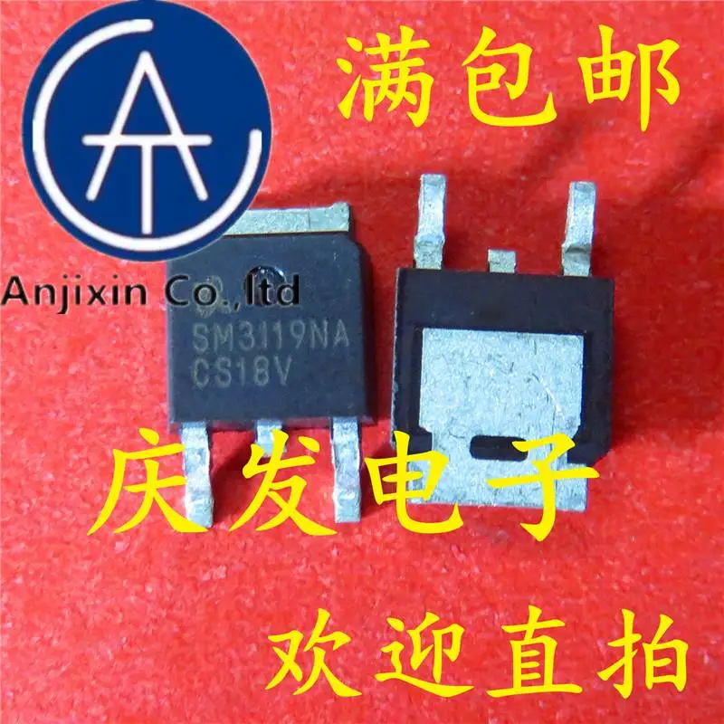 

10 шт., 100% оригинальная новинка, Женская Шелкография, SM3119NAUC SM3119NA TO-252