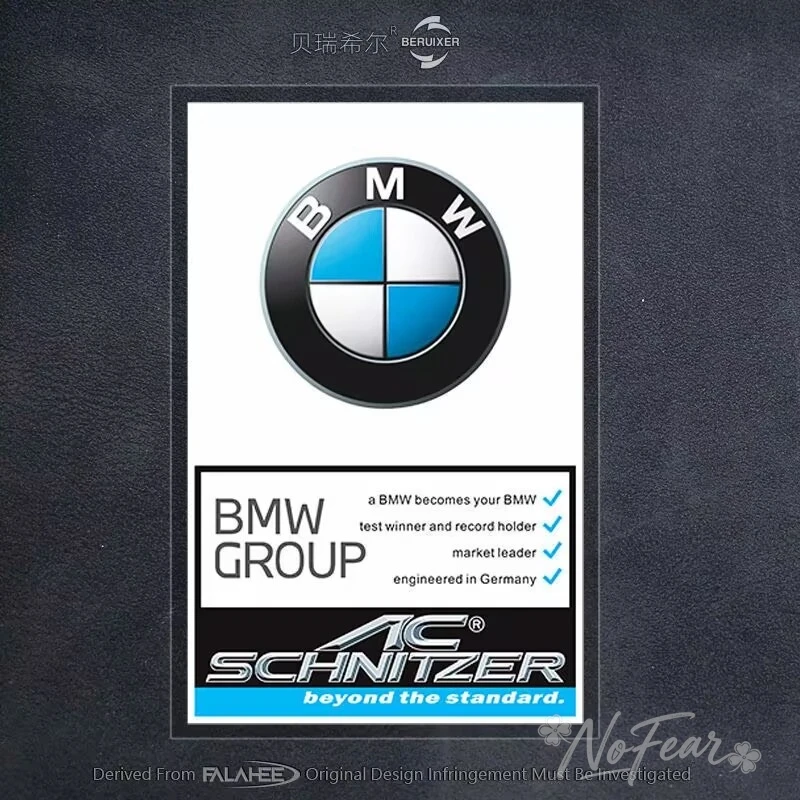 Фото 1 шт. для BMW M Power I3 G08 F15 F16 G20 E34 F94 F95 G30 G11 G12 E36: Статическая наклейка на стекло автомобиля, декоративная эмблема, виниловая наклейка №3
