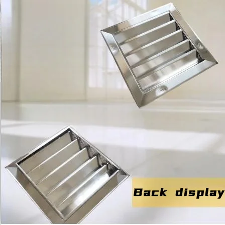 201/304 6/8/10/12 дюймов нержавеющая сталь квадратная решетка вентиляции наружная