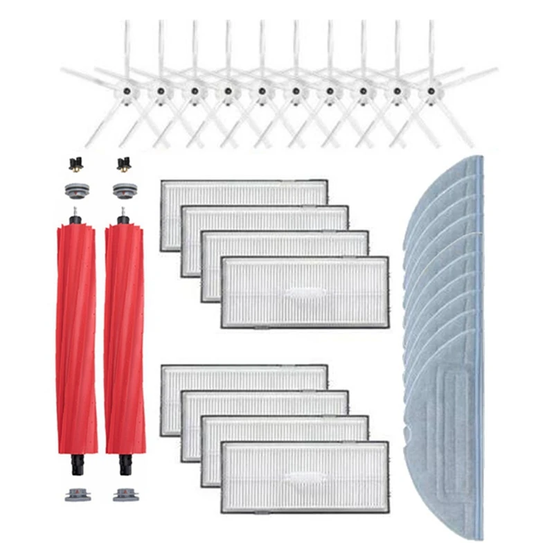 

Promotion Main Brush Side Brush Hepa Filter Mop Cloth For Xiaomi Roborock S7 T7S PLUS T7S Vacuum Cleaner Spare Parts