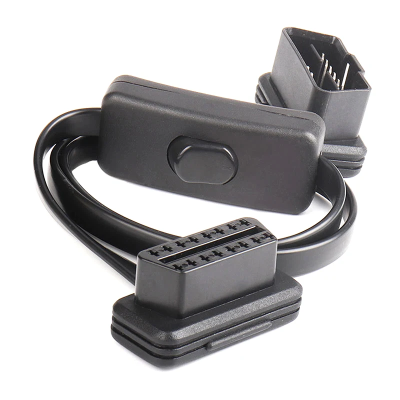 OBD2 Разветвитель-удлинитель Кабель-переходник папа с двумя портами к женщине ELM327