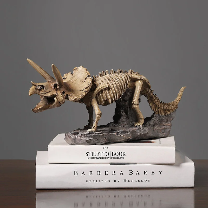 

Animal 4D Simulation Large Dinosaur Fossil Triceratops Assemble The Skeleton Model Toys Resin Sculpture